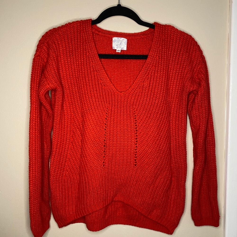 Red sweater